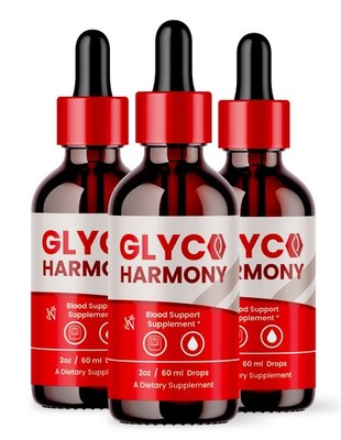 Glyco Harmony Drops blood sugar support supplement bottles